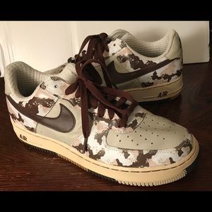 Nike Air Force 1 Low Premium Camo Size 10.5